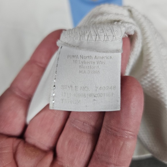 Puma Uruguay National Team Soccer Jersey White Blue AUF Mens Small Short Sleeve - Picture 10 of 12